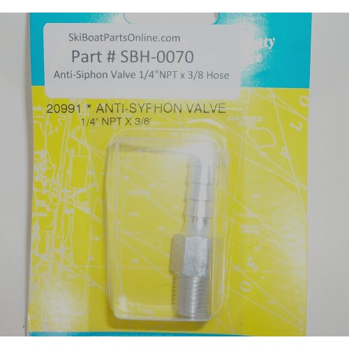 Fuel System AntiSiphon Valve LARGE